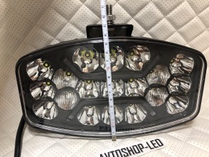 Светодиодная фара Прожектор LED с дхо для авто 12/24V