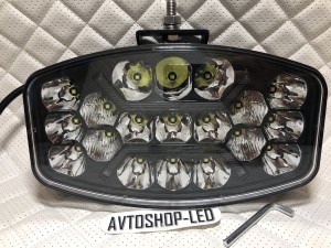 Светодиодная фара Прожектор LED с дхо для авто 12/24V