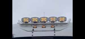 Светодиодные фары Прожектор LED с дхо для авто 12/24V 2 шт