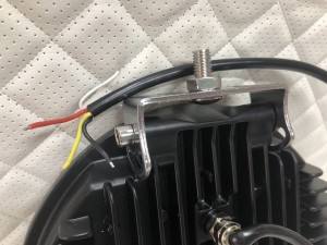 Светодиодные фары led круглые дальнего света с дхо на дуги авто 12/24V 5 шт