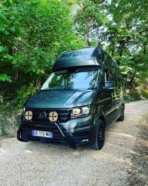 Светодиодные фары led круглые дальнего света с дхо на дуги авто 12/24V 6 шт