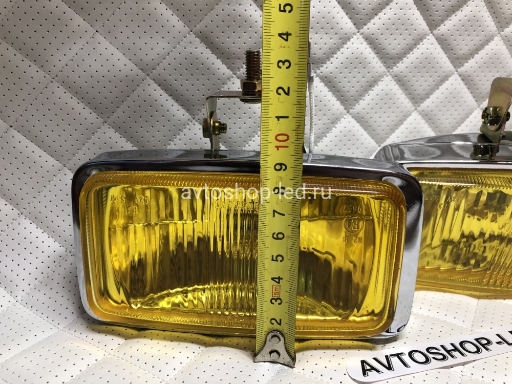 Фары птф желтые Ретро Галогеновые 12V