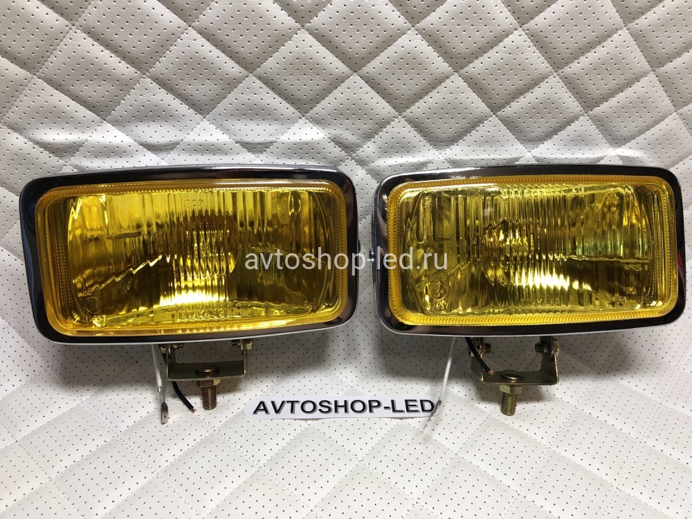 Фары птф желтые Ретро Галогеновые 12V