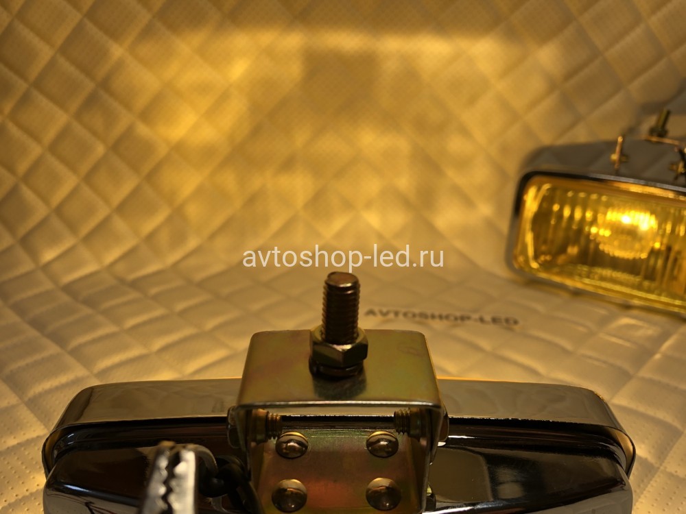 Фары птф желтые Ретро Галогеновые 12V