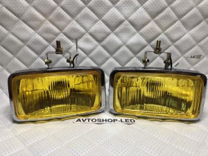 Фары птф желтые Ретро Галогеновые 12V