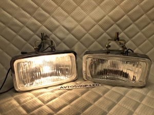 Фары птф Белые ретро на бампер 12V