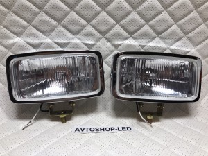 Фары птф Белые ретро на бампер 12V