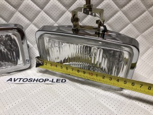 Фары птф Белые ретро на бампер 12V