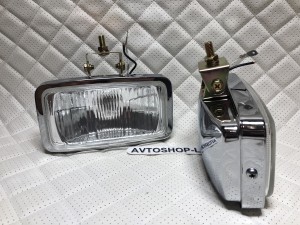 Фары птф Белые ретро на бампер 12V