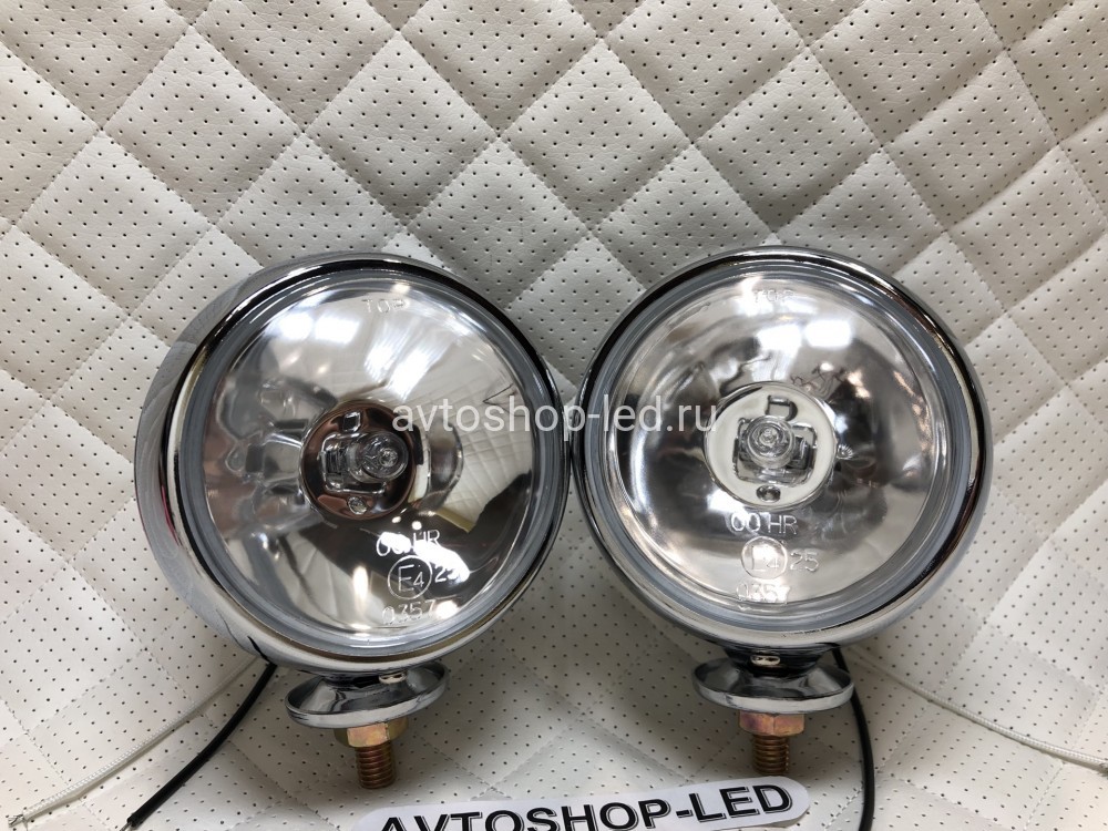 Фары белые круглые Ретро авто / мото 12V