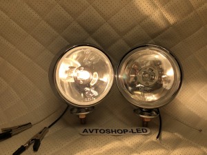 Фары белые круглые Ретро авто / мото 12V