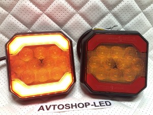 Фонари LED задние стоп-сигнал габарит поворотник 12/24V