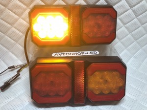 Фонари LED задние стоп-сигнал габарит поворотник + катафот 12/24V