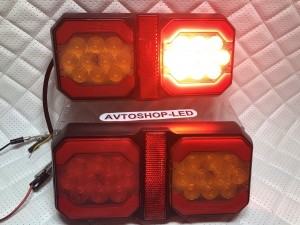 Фонари LED задние стоп-сигнал габарит поворотник + катафот 12/24V