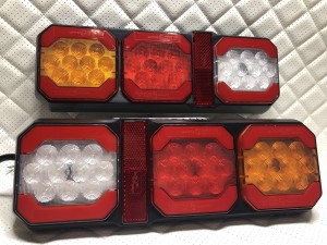 Фонари LED задние стоп-сигнал габарит поворотник задний ход + катафот 12/24V