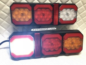 Фонари LED задние стоп-сигнал габарит поворотник задний ход + катафот 12/24V