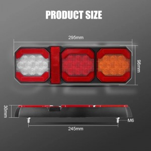 Фонари LED задние стоп-сигнал габарит поворотник задний ход + катафот 12/24V