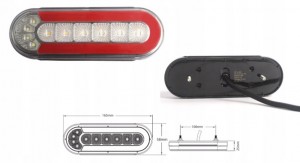 Фонарь задний светодиодный LED SSignals 12/24V
