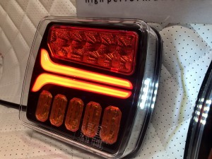 Фонари задние светодиодные LED black SSignals 12/24V