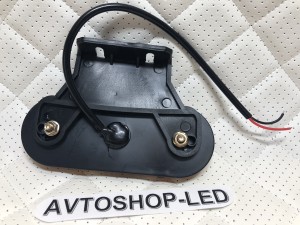 Фонарь габаритный боковой Neon LЕD 12/24V с резиновым кронштейном.