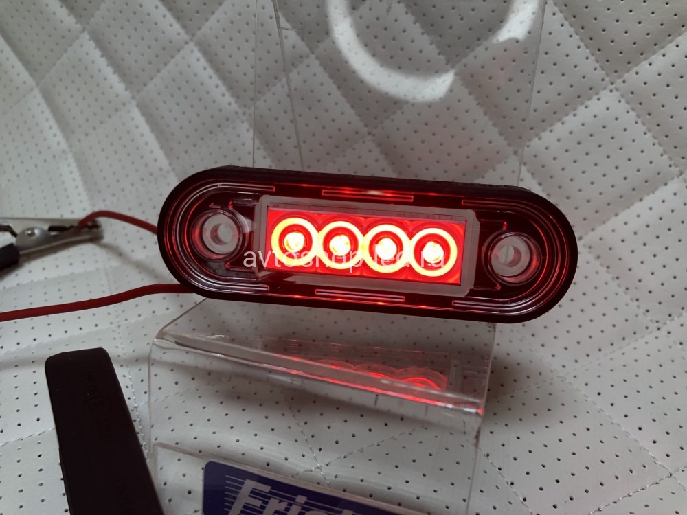Фонарь габаритный Fristom FT-073 C LED Красный 12/24V