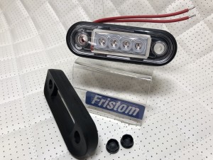 Фонарь габаритный Fristom FT-073 C LED Красный 12/24V