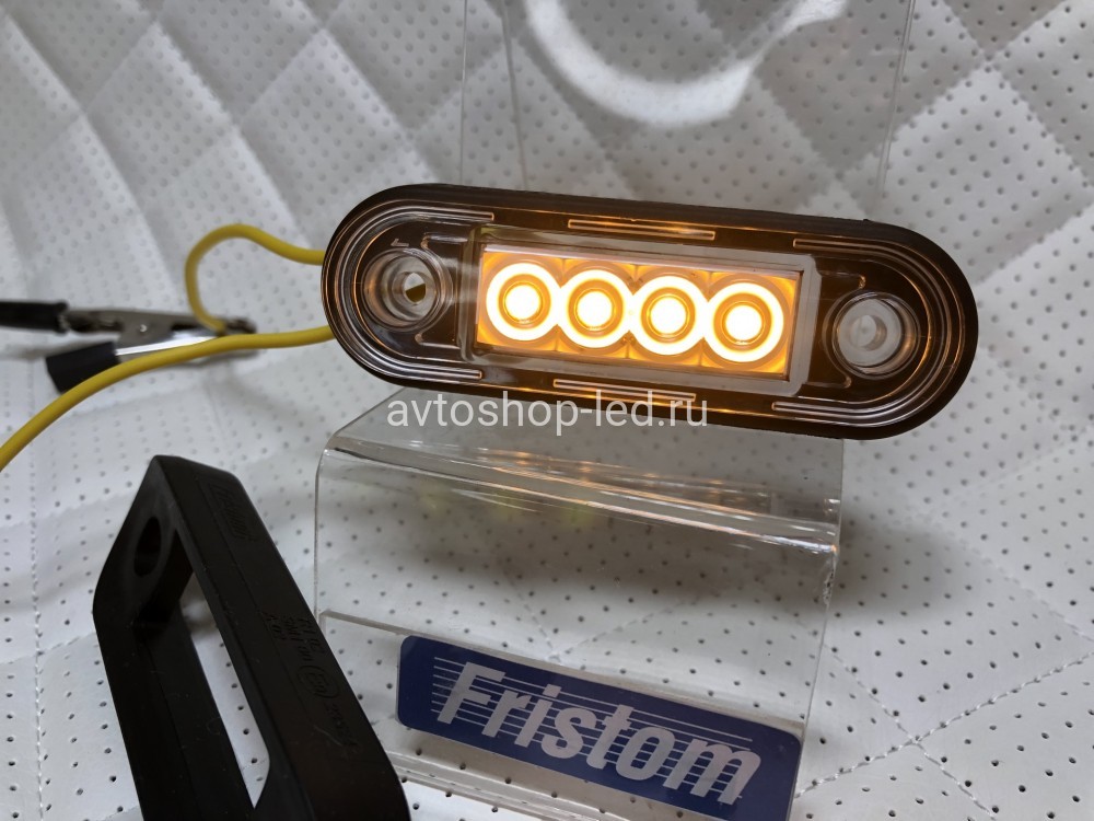 Фонарь габаритный Fristom FT-073 Z LED Желтый 12/24V