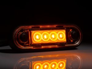 Фонарь габаритный Fristom FT-073 Z LED Желтый 12/24V