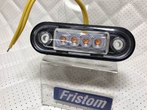Фонарь габаритный Fristom FT-073 Z LED Желтый 12/24V