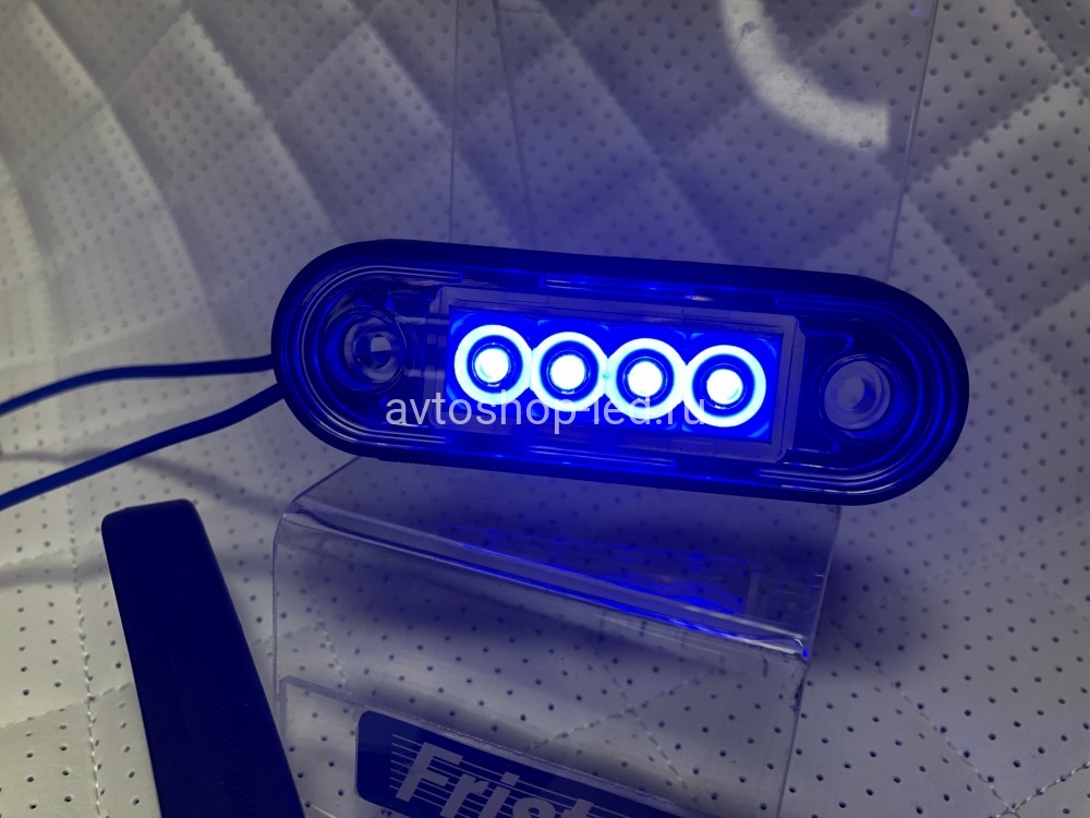 Фонарь габаритный Fristom FT-073 N LED Желтый 12/24V