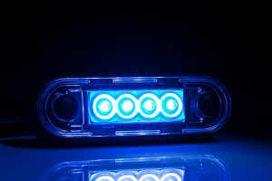 Фонарь габаритный Fristom FT-073 N LED Желтый 12/24V