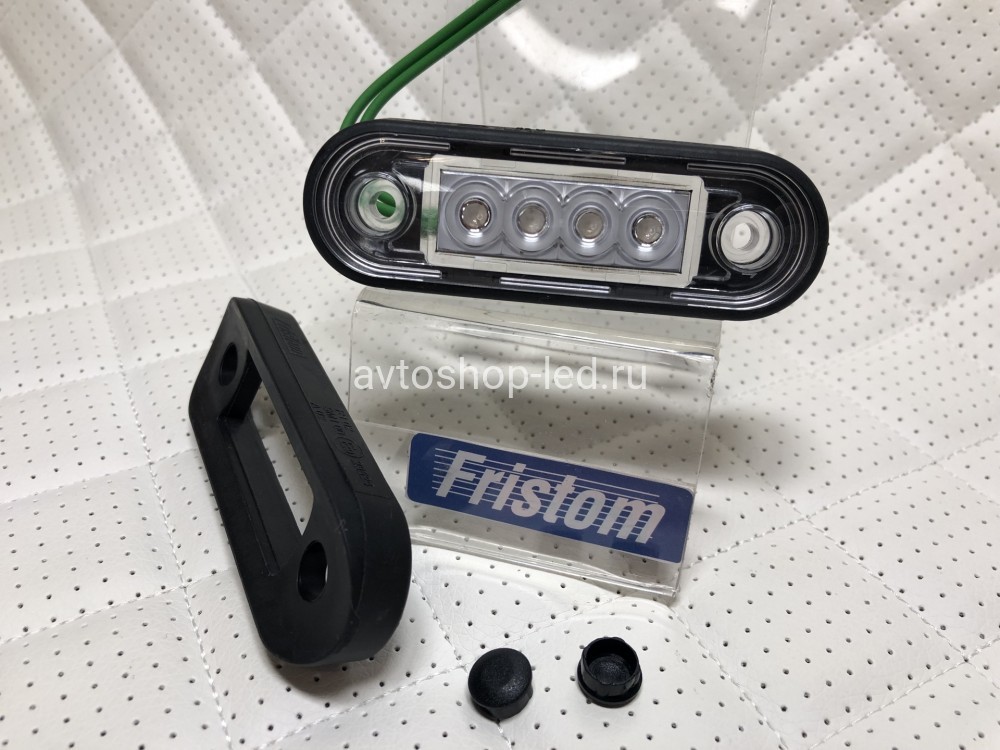 Фонарь габаритный Fristom FT-073 ZIEL LED Зеленый 12/24V
