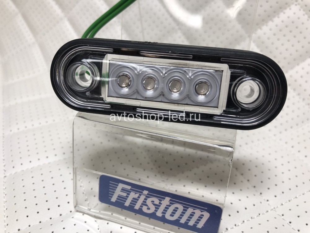 Фонарь габаритный Fristom FT-073 ZIEL LED Зеленый 12/24V