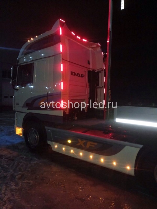 Фонарь габаритный Fristom FT-092 C LED Красный 12/24V