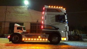 Фонарь габаритный Fristom FT-092 C LED Красный 12/24V