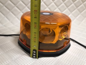 Маяки проблесковые LED Желтые Двойные с пультом 12/24V