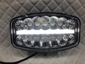 Светодиодная фара Прожектор LED с дхо на дуги авто 12/24V