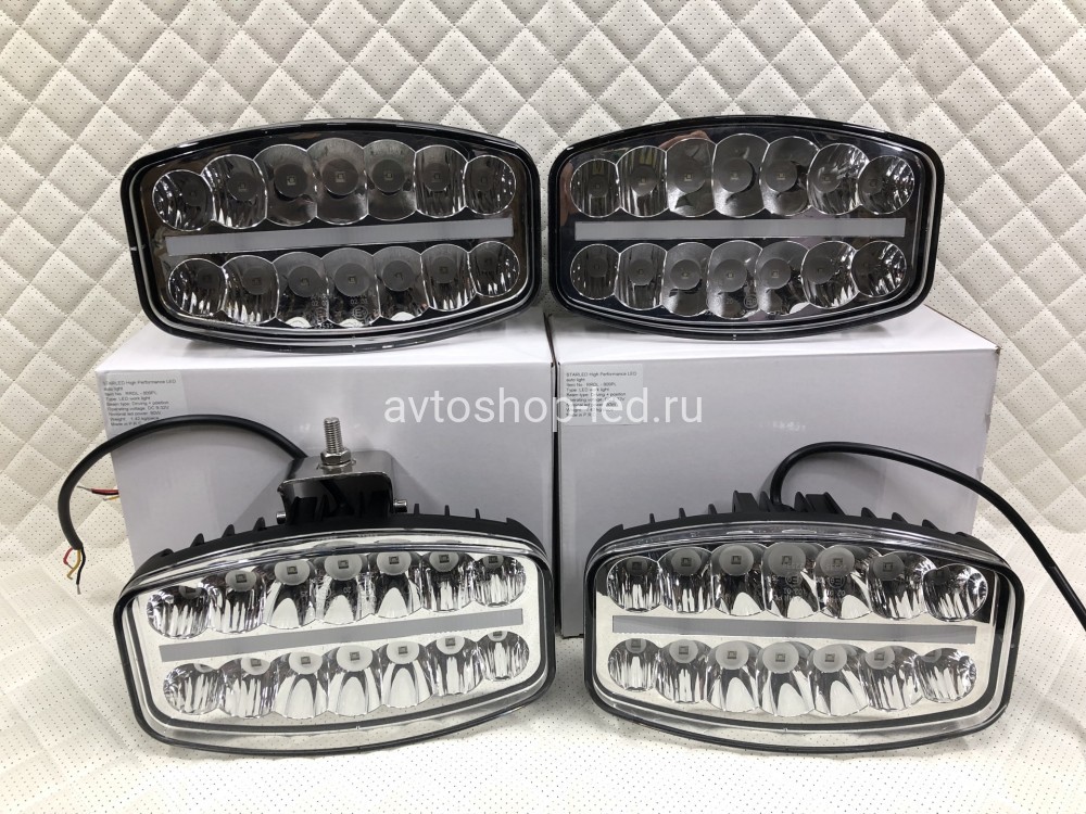 Светодиоднаые фары Прожекторы LED с дхо на дуги авто 12/24V