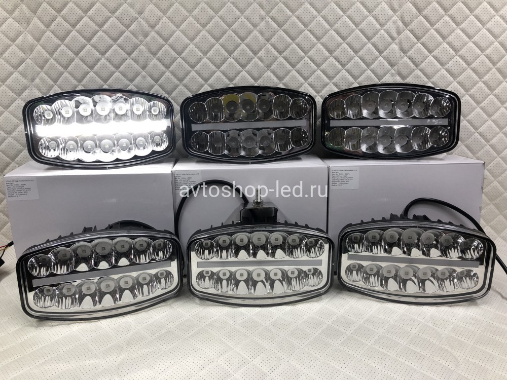 Светодиоднаые фары Прожекторы LED с дхо на дуги авто 12/24V