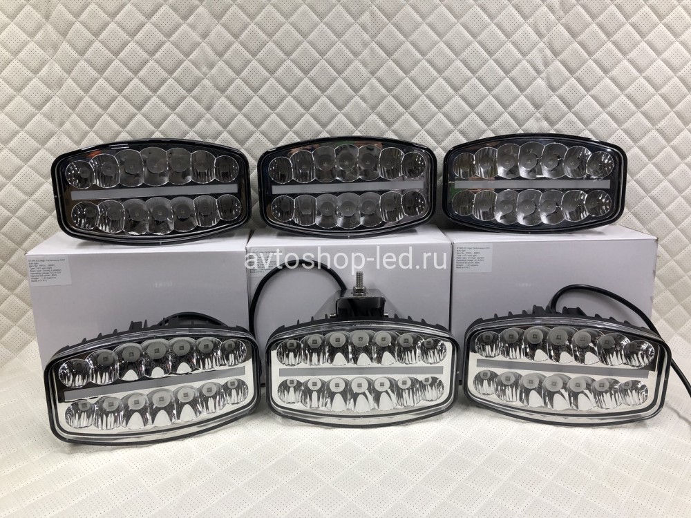 Светодиоднаые фары Прожекторы LED с дхо на дуги авто 12/24V