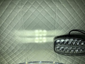 Светодиодная фара Прожектор LED с дхо на дуги авто 12/24V