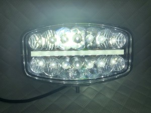 Светодиодная фара Прожектор LED с дхо на дуги авто 12/24V