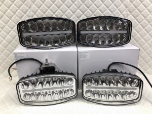 Светодиоднаые фары Прожекторы LED с дхо на дуги авто 12/24V