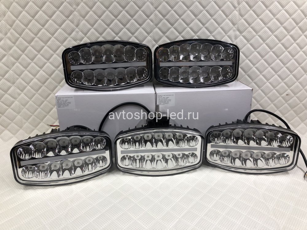 Светодиоднаые фары Прожекторы LED с дхо на дуги авто 12/24V