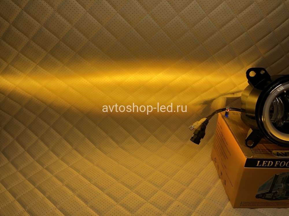 Фары светодиодные противотуманные DAF XF105 50W c ДХО 2 режима