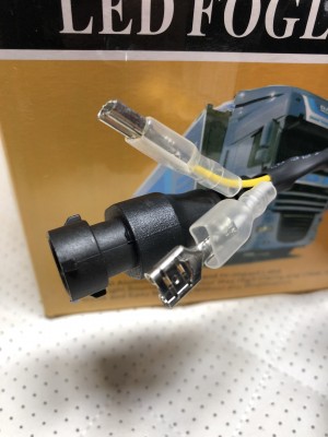 Фары светодиодные противотуманные DAF XF105 50W c ДХО 2 режима