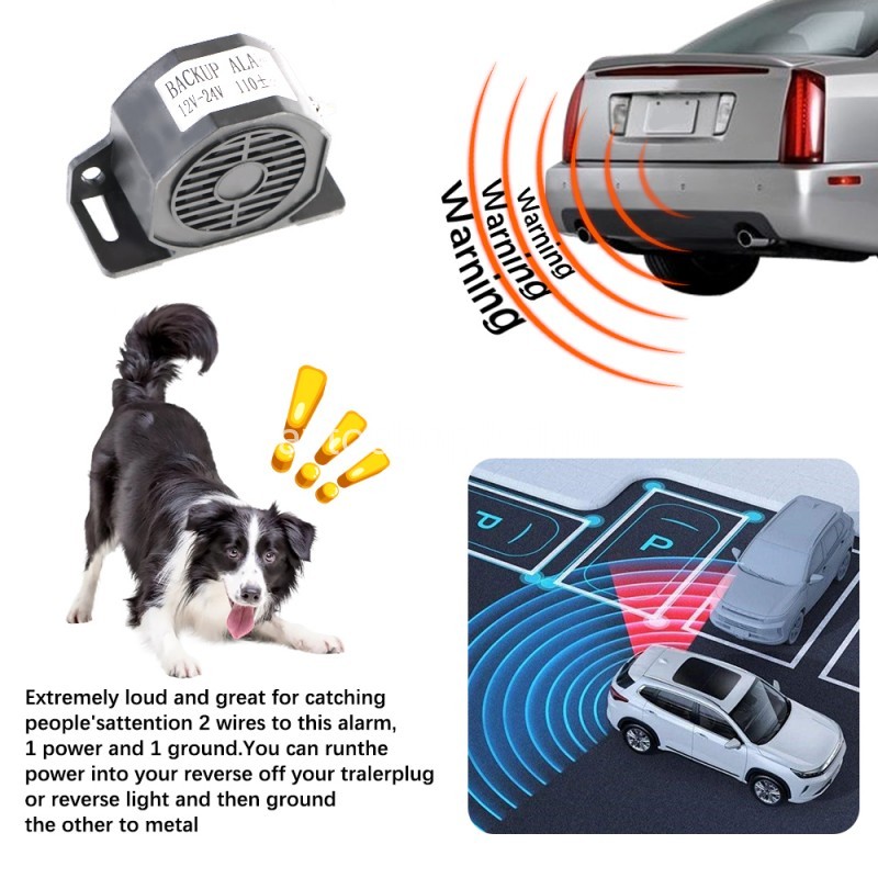 Звуковой сигнал заднего хода 12/24V
