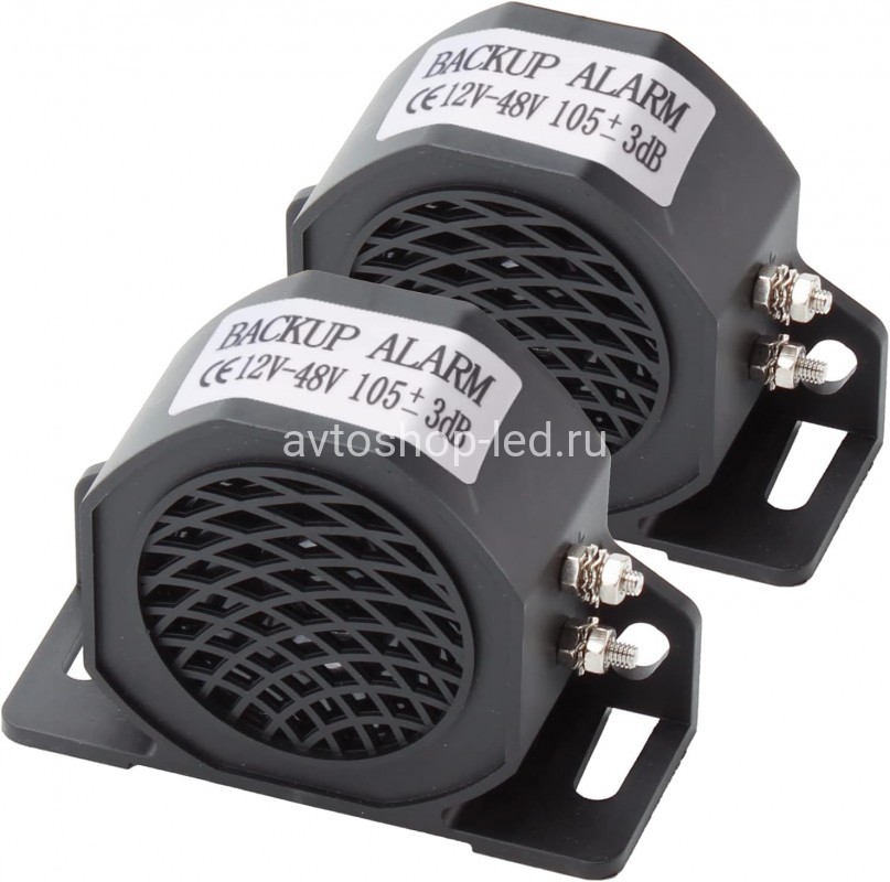 Сигналы звуковые заднего хода 12/24V 2 шт