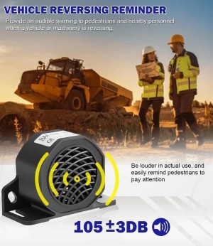 Сигналы звуковые заднего хода 12/24V 2 шт