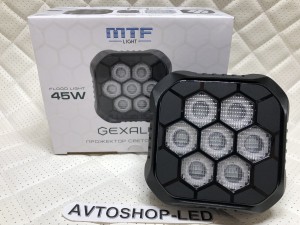 Прожектор фара LED GEXALUX MTF Light 12-24В, 45ВТ, 4050ЛМ